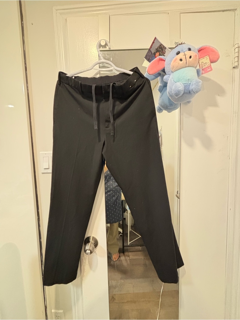 Women Black Drawstring Pants